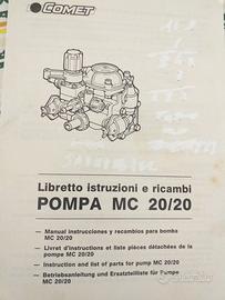 Elettropompa Comet 20/20 x spruzzare pesticidi