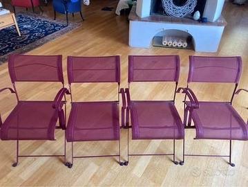 4 sedie da esterno Fermob Bridge Dune Premium