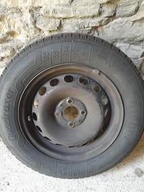 pneumatici 185/65 R14  con cerchi per panda 4x4 