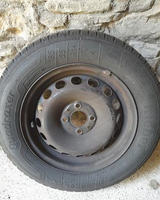 pneumatici 185/65 R14  con cerchi per panda 4x4 