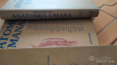 trattato di anatomia umana  n.3 volumi