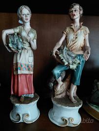 Splendido lotto di ceramiche in Capodimonte