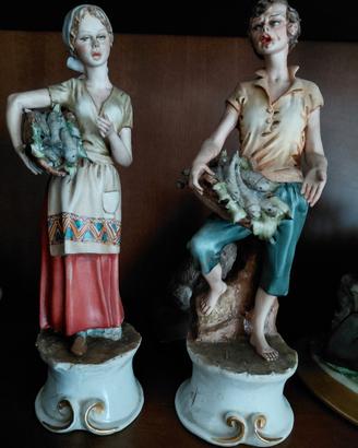 Splendido lotto di ceramiche in Capodimonte