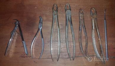Strumenti dentista antichi 