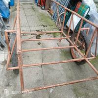 Carretto porta cassette Vintage