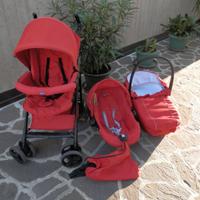 Passeggino Trio Chicco Sprint Rosso Passion Chicco