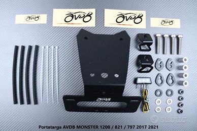 Portatarga AVDB MONSTER 1200 / 821 / 797 2017 2021