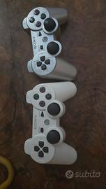 Controller Dualshock 3 Ps3 Silver e White 