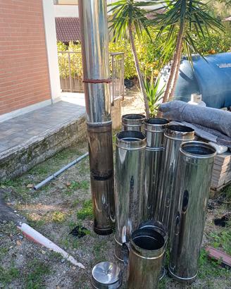 CANNA FUMARIA ACCIAIO INOX