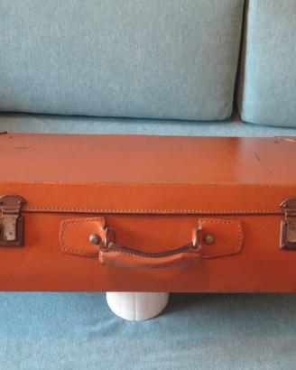 Valigia Vintage in Vero Cuoio - Periodo Anni 30/50