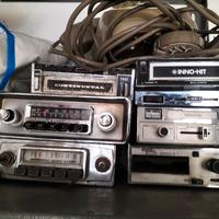 autoradio epoca,stereo 8 , stereo 7