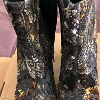 Stivaletti in velluto Colors of California