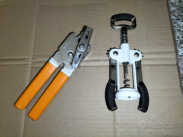 Apriscatole Brabantia e Apri Bottiglie Pedrini