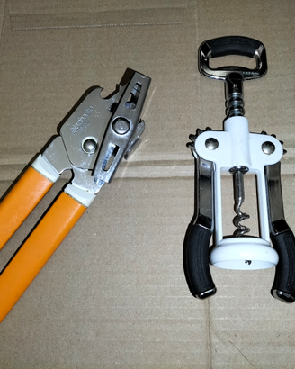 Apriscatole Brabantia e Apri Bottiglie Pedrini