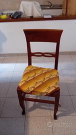 tavolo in legno con 6 sedie 