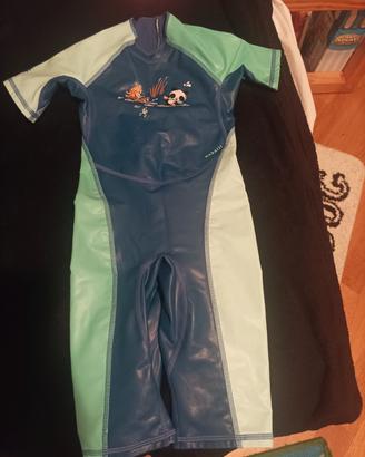 Muta termica nuoto baby bambino KLOUPI blu-verde