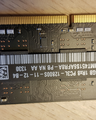 Ram 4 GB slot unico x Notebook