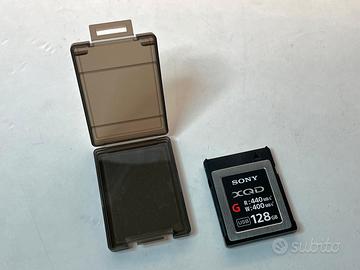 Memoria XQD da 128 Gb
