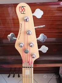 ken smith proto j ksd 5 corde basso mancino lefty