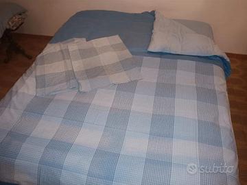 trapunta double face con copripiumino