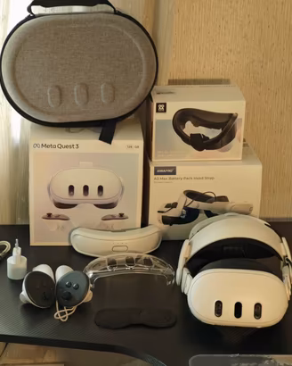Meta Quest 3 128GB visore VR + accessori 