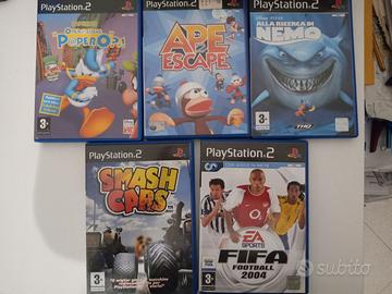 Lotto videogiochi bambini PS2