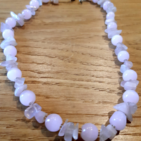 Collana quarzo rosa