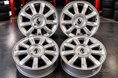 4 Cerchi in lega originali Renault 15" 4x100 ET36