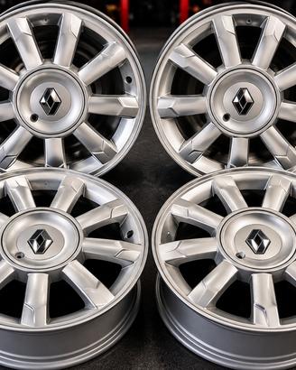 4 Cerchi in lega originali Renault 15" 4x100 ET36