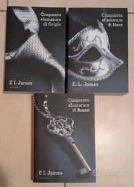 E.L.James-Cinquanta sfumature di grigio,nero,rosso