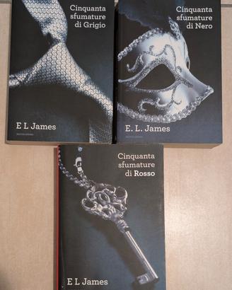 E.L.James-Cinquanta sfumature di grigio,nero,rosso