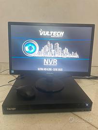 Vultech Security NVR + Monitor PHILIPS
