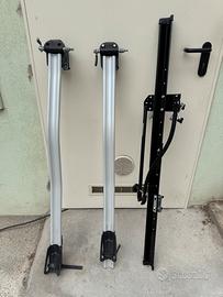 Portabici da tetto universali