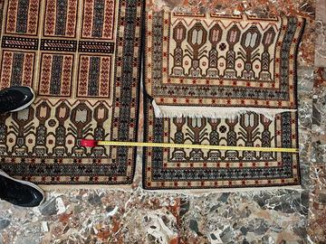 Coppia tappeti orientali vintage coordinati – anno