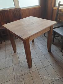 8 tavoli legno grezzo 