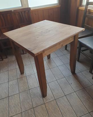 8 tavoli legno grezzo 