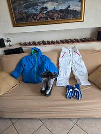 tuta per neve per bambina eta 10 anni