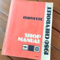 Manuale originale Corvette Chevrolet 1980