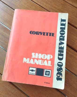 Manuale originale Corvette Chevrolet 1980