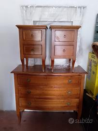 Cassettiera e comodini