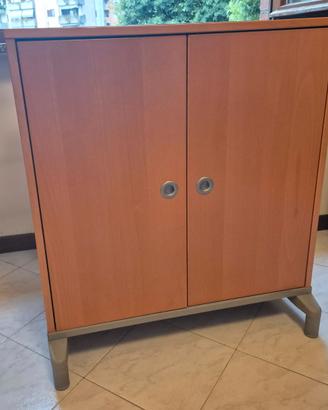 Mobiletto ufficio IKEA GALANT con ante faggio