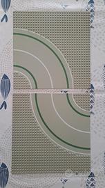 basi pista e macchine lego