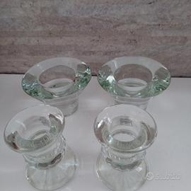 2 Portacandele Ikea e 2 vintage