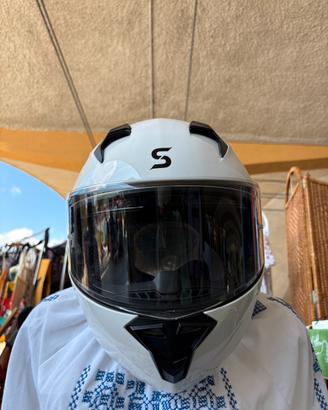 Casco modulare bianco L