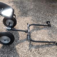 carrello x Bcs + sedile attacco al motocoltivatore