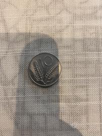Lotto di cento monete da 10 lire