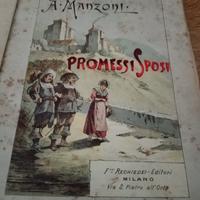 libro antico I PROMESSI SPOSI anno 1887