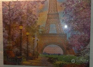 Puzzle Parigi 50x70 con cornice a giorno