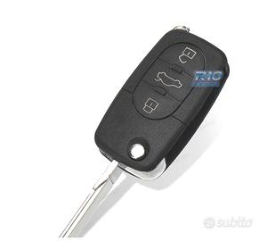 ALLOGGIAMENTO CHIAVE AUDI QUADRATA 3 PULSANTI CON 