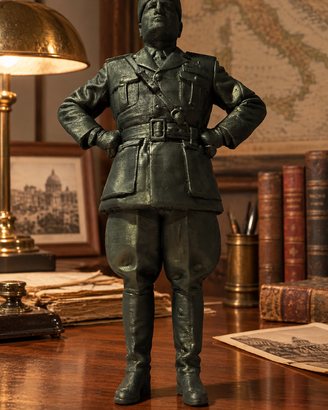 Statuetta Benito Mussolini in uniforme – statuina
